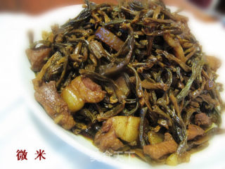 干豆角烧肉的做法