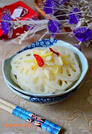 辣味糖醋藕片的做法