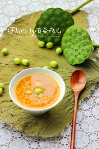 荷叶莲子凉粥的做法