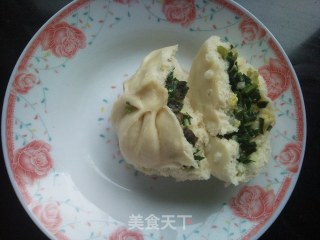 韭菜鸡蛋木耳馅大包子的做法