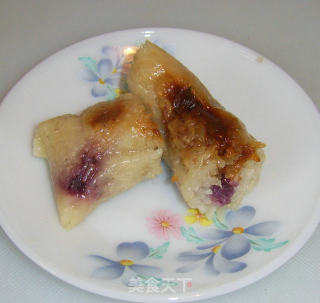 紫薯桂园肉甜粽的做法