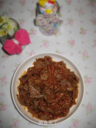 辣白菜炒牛肉的做法