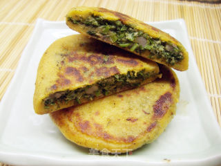 杂粮茴香贴饼子的做法
