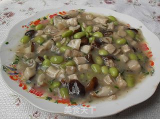 香菇炒毛豆的做法