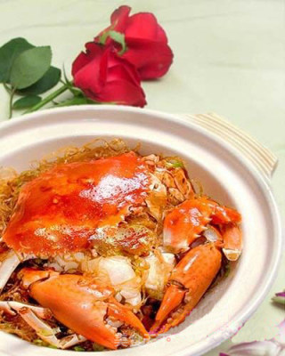 蟹肉粉丝煲的做法