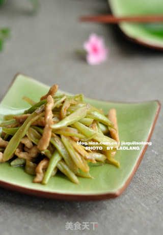 小炒芸豆丝的做法