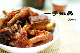 露一小手吧，夏日里的给力激情大肉菜—— 一手排骨