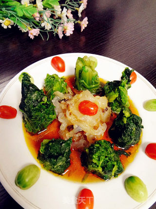 蛰头菠菜墩的做法