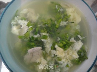 夜来香蛋花汤的做法