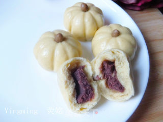 小米南瓜豆沙包的做法