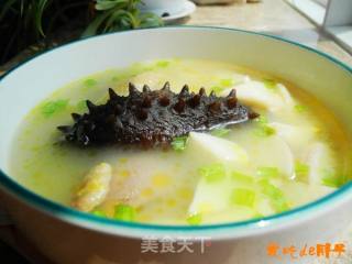 杏鲍菇刺参笨鸡汤的做法