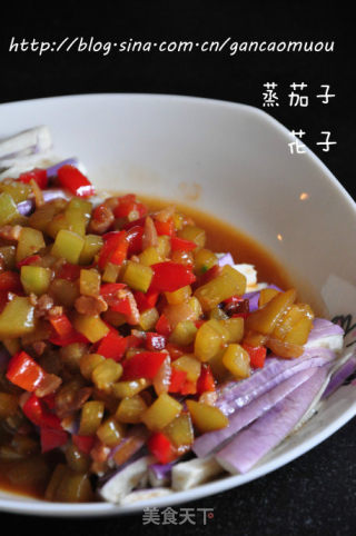 盖浇蒸茄子----轻油烧茄子做法的做法
