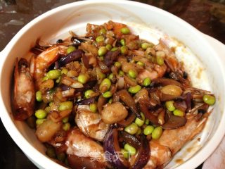 毛豆熘大虾的做法