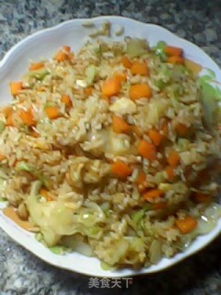 萝卜青菜蛋炒饭