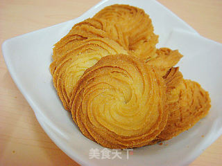 DIY小食——浓香黄油曲奇饼（很简单）