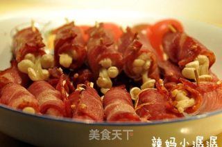 培根烤金针菇的做法