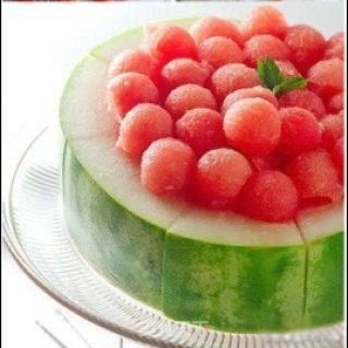 夏日清凉西瓜丸的做法