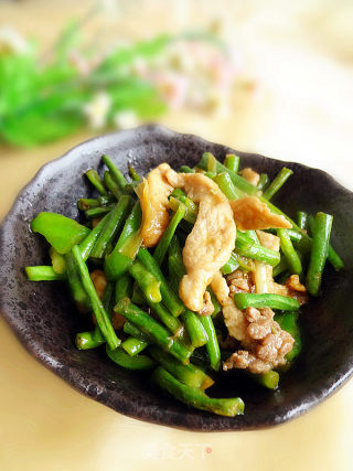 肉丝豇豆的做法