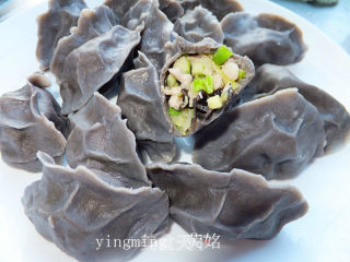 全黑豆面粉饺子的做法