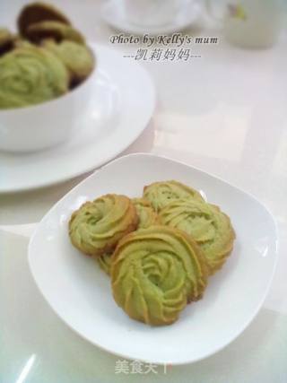 经典小零嘴——抹茶曲奇的做法
