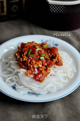 番茄肉酱QQ面的做法