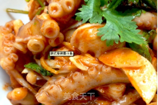 韩式香辣墨斗鱼的做法