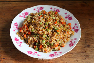 芽菜酱油炒饭的做法