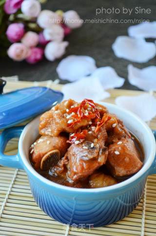 油面筋烧排骨的做法