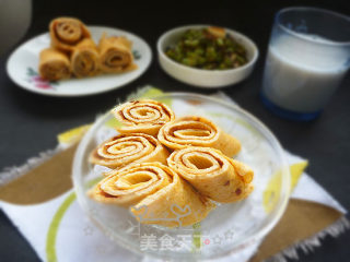 菜汁煎饼的做法