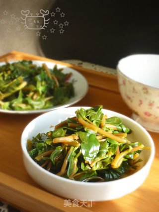 泡椒马齿苋的做法