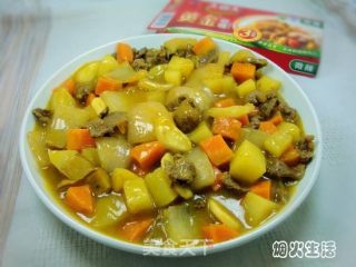 咖喱牛肉土豆的做法