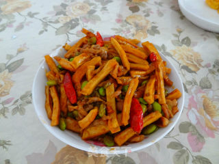 豆干肉丝的做法