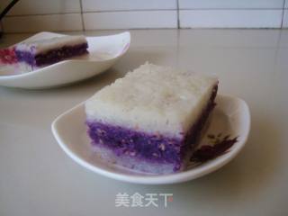 糯米紫薯糕的做法