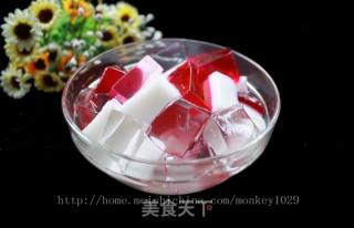 三色水晶冻的做法