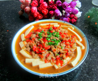 肉末豆腐的做法