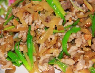榨菜炒肉丝的做法