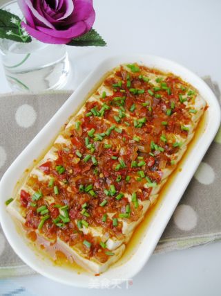 巧蒸香辣豆腐的做法