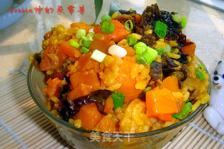 快手饭-【腊味南瓜饭】的做法