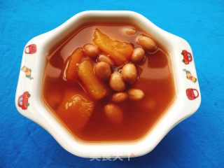 张炎家的营养美味的早餐粥之一------红芋花生稀饭的做法
