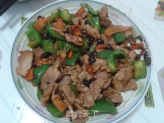 豉椒炒肉片的做法