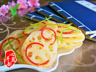 心蓝手制私房菜【红油醋香藕】——七窍玲珑心