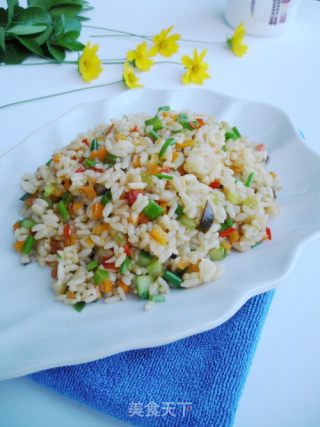 五彩蔬炒饭