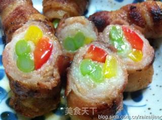 香煎蔬菜豬肉卷的做法