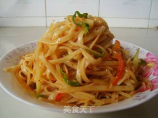 三丝凉面的做法