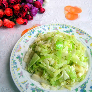 素炒圆白菜的做法