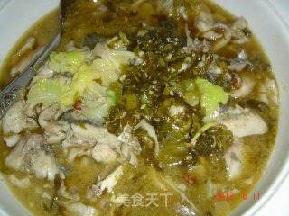 酸菜雪片鱼的做法