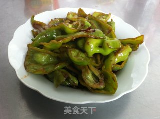 酱爆青椒的做法