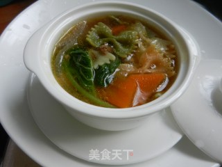 鲜汤蝴蝶面的做法