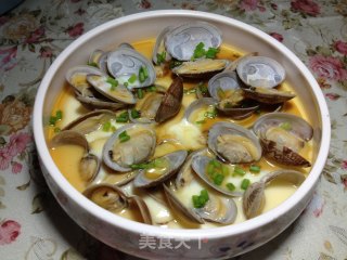 蛤蜊炖蛋的做法