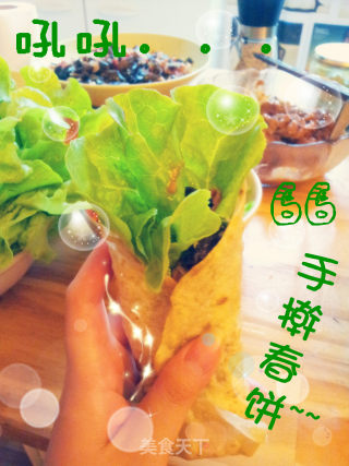 堪比墨西哥肉卷  自制春饼的做法